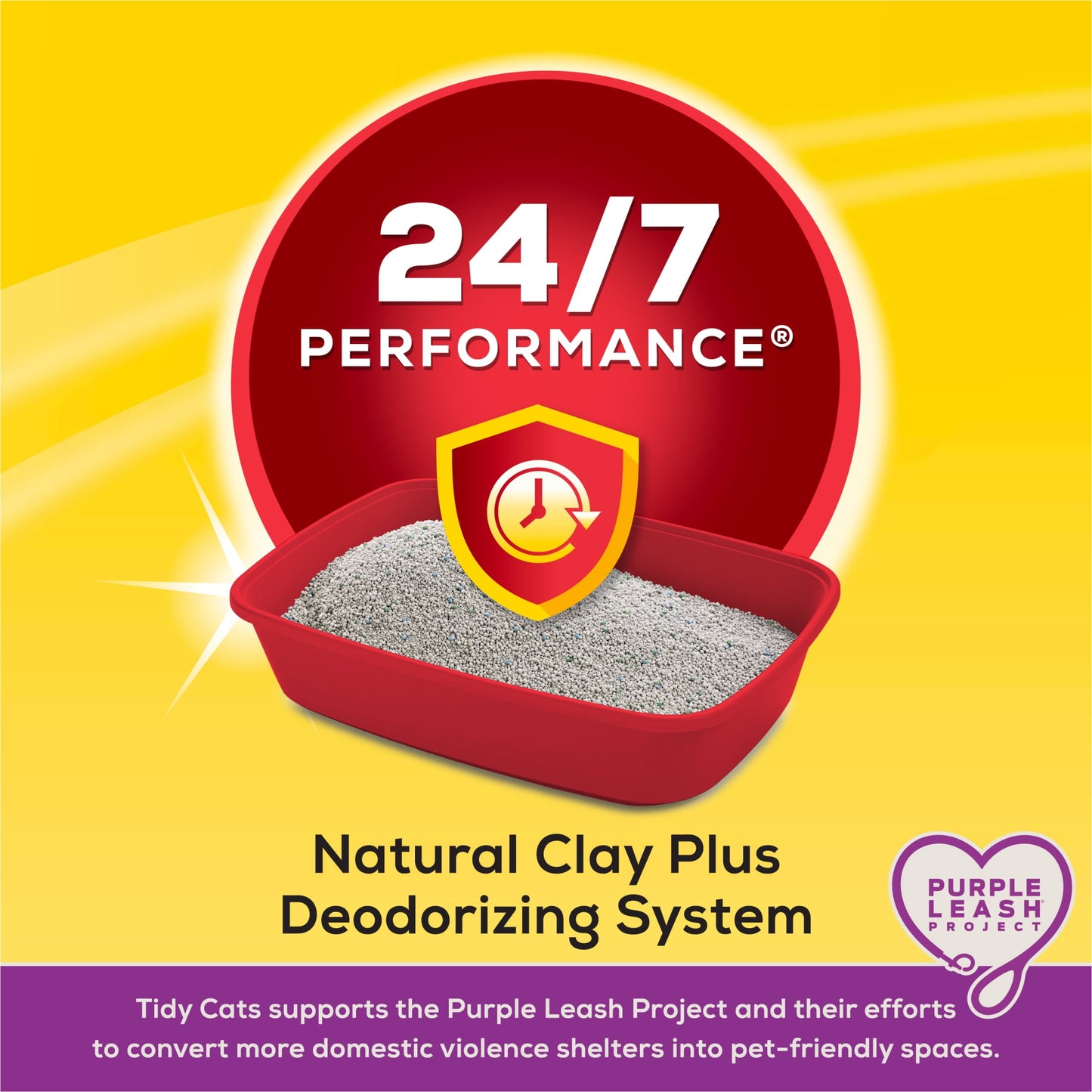 Purina  24/7 Clumping Cat Litter, Low Dust, Deodorizing, 20 Lb. Jug